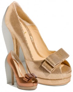 Fendi 'Deco' Open Toe Platform Pump