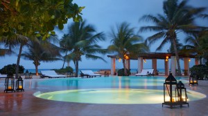 Tides Riviera Maya Pool Night Time
