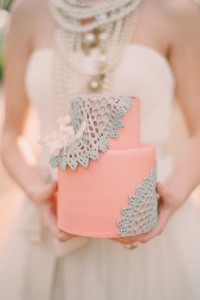 Two-Tier-Petite-Pink-Gray-Lace-Wedding-Cake Two-Tier-Petite-Pink-Gray-Lace-Wedding-Cake