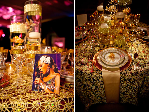 Beyonce Inspired Table Decor