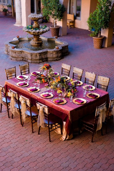California_Mission_Style_Deep_Citrus_Pom_Table_Setting_Jill_Lauren_Photography_4
