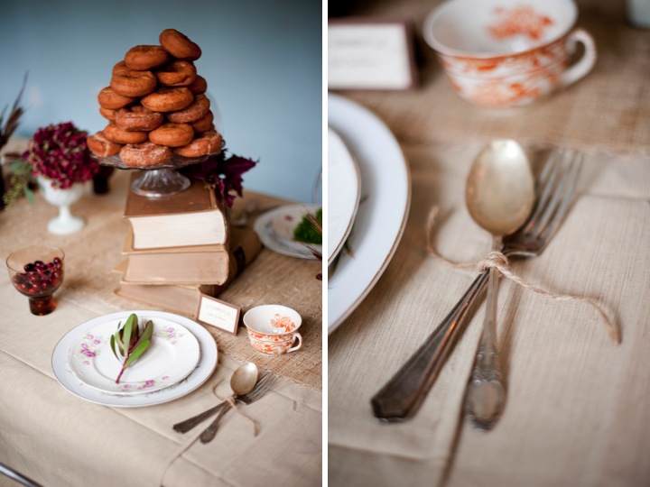 Rustic Fall Table Setting Robin Nathan Photography via Every Last Detail 6