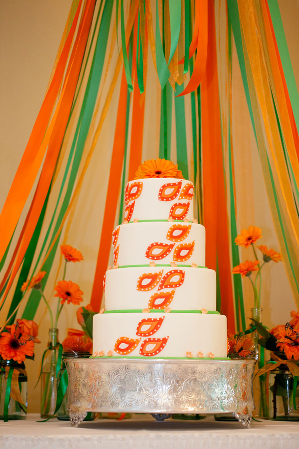 Orange and Green Styled Bridal Inspiration Shoot Candace Jeffery Photography