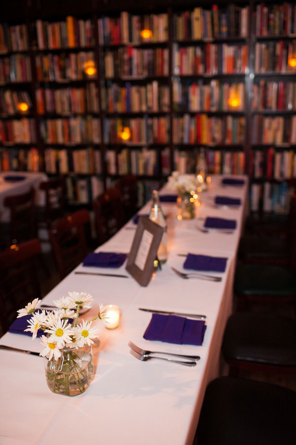 Marisa Rothstein & Nolan Robinson Bookstore Wedding Sarah Tew Photography