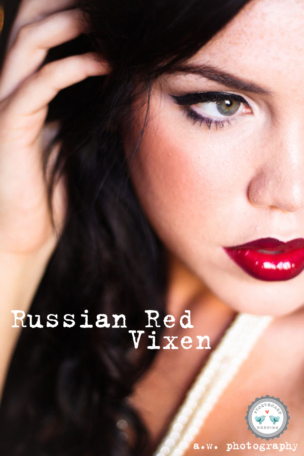 Russian Red Vixen Makeup a.w. Photography