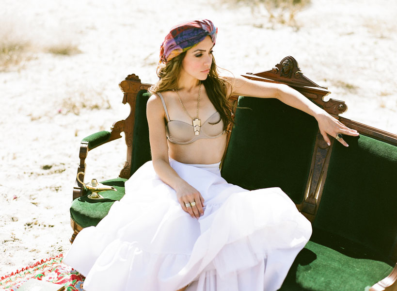 Outdoor Palm Springs Desert Gypsy Boudoir Randi Marie Photography